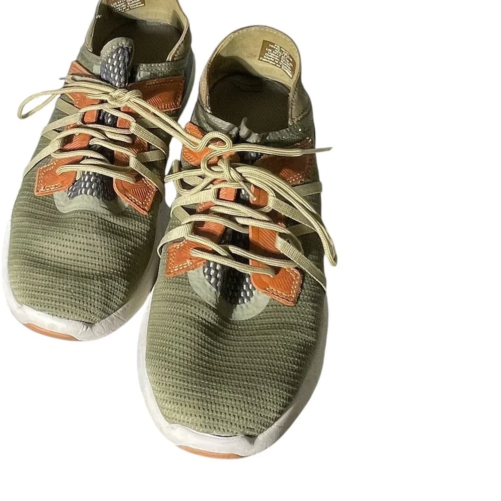 Olukai Nohea Moku Mens Olive Green Mesh Boat Shoes Sneakers Size 10.5